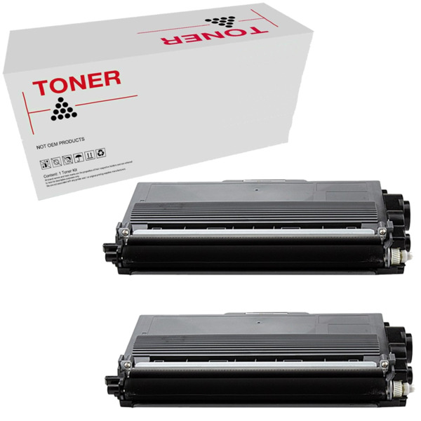 TN3390 pack 2 toner generico Brother TN3390 para DCP 8250DN, HL 6180DW, HL 6180DWT…