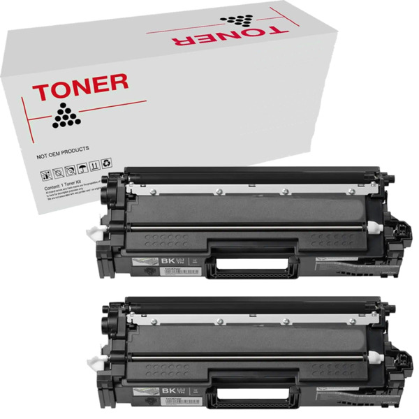 TN821XXL pack 2 cartuchos de toner compatible con Brother TN821XXLBK de alta calidad