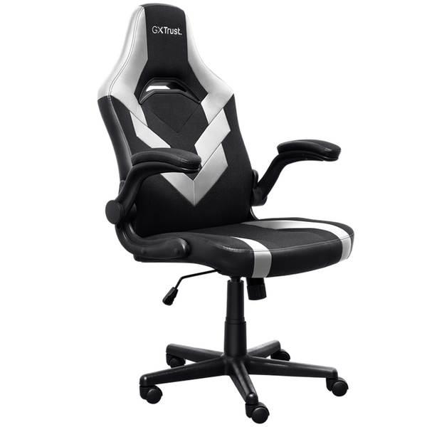 Trust GXT 703W Riye Silla Gaming - Reposabrazos - Ruedas de Nylon - Piston de Gas Clase 4 - Base Metal - Peso Max. 140Kg - Color