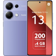 Xiaomi Redmi Note 13 Pro Smartphone Pantalla AMOLED 6.67" - 8GB - 256GB - Camara Principal 200MP - Bateria 5100mAh - Admite Carg